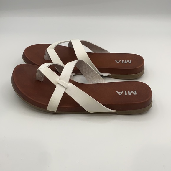 MIA WOMEN'S ARES SANDAL-WHITE - Picture 5 of 7